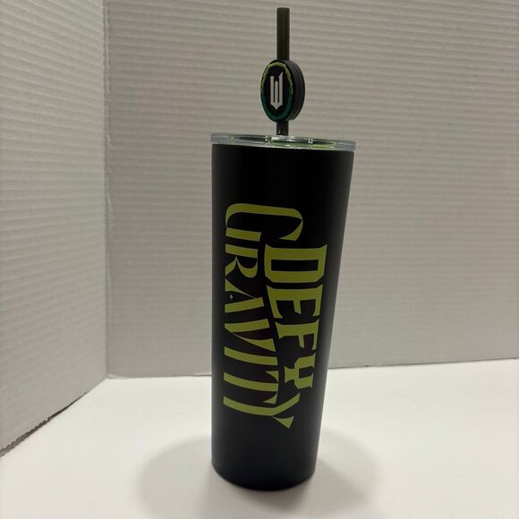 Wicked Universal Studios 2025 Defy Gravity Metal Tumbler with Straw Topper New - Picture 3 of 7